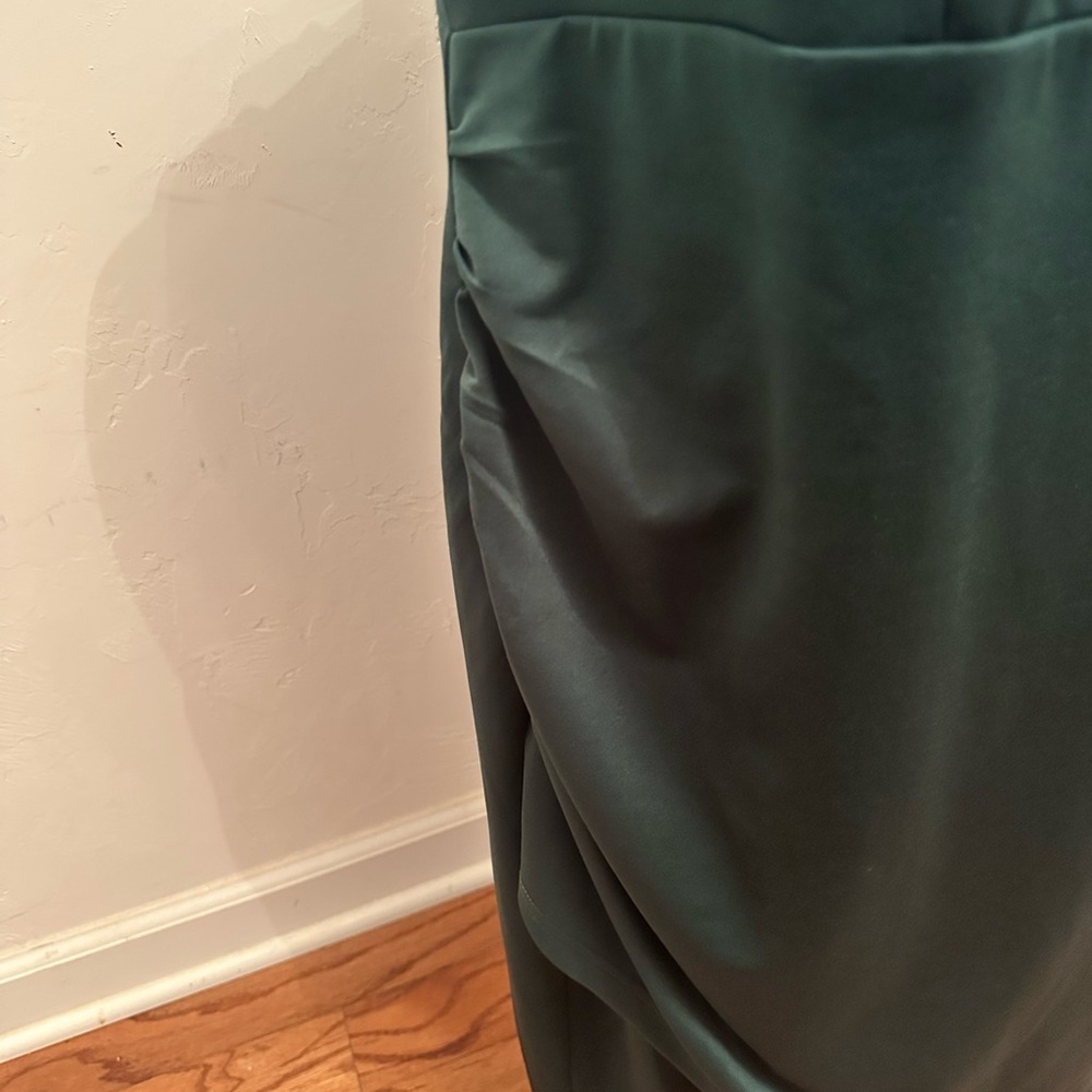 NWT Grace Karin Green Sheath Midi Dress V-neck Sleeveless - Picture 7 of 7